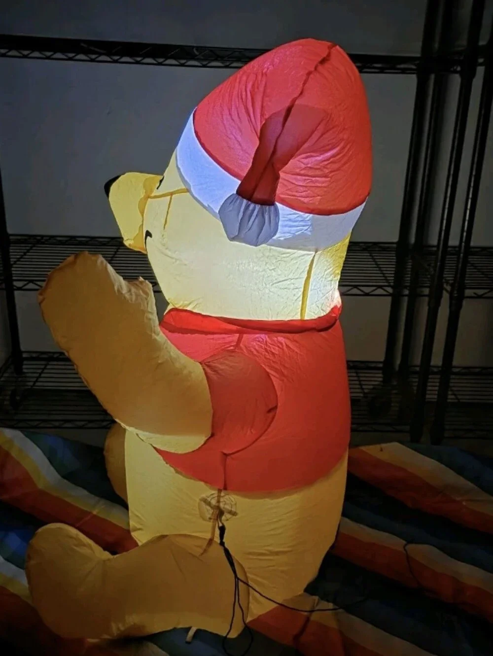 Gemmy Disney Winnie the Pooh 3.5FT Airblown Inflatable Christmas Yard Decor